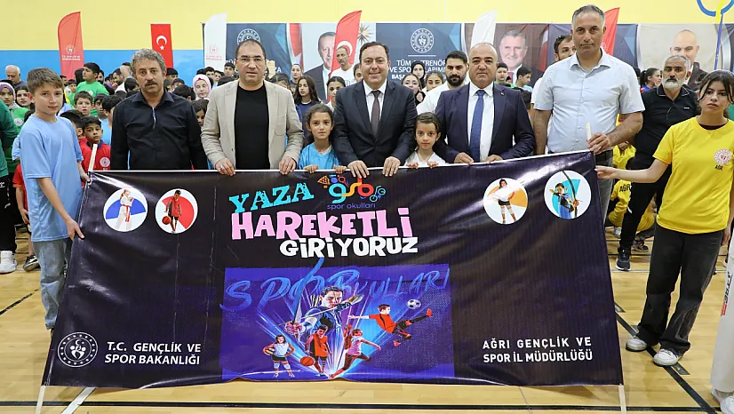 Ağrı'da Yaz Spor Okulları Coşkuyla Başladı: Gençler ve Engelsiz Sporcular Sahada!