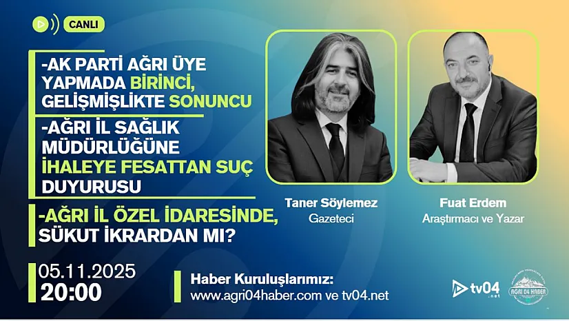 Ağrı Gündemi: AK Parti, Sağlık Müdürlüğü ve Özel İdare'deki Kritik İddialar