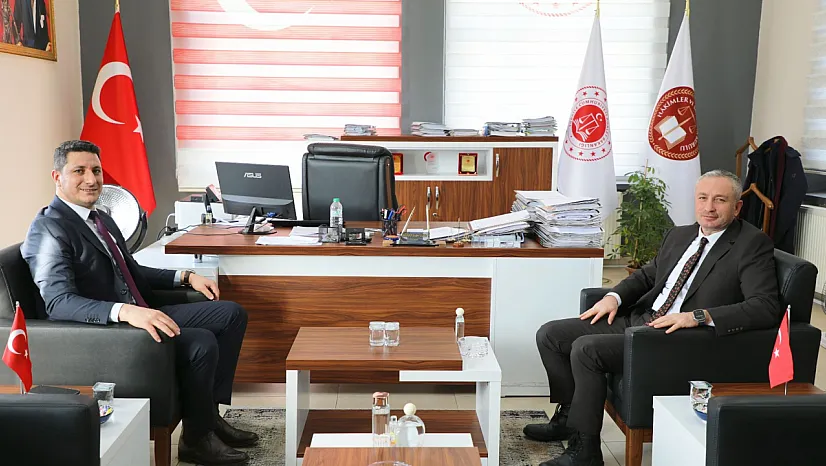 Ağrı İl Milli Eğitim Müdürü Kökrek'ten İdare Mahkemesi Başkanı'na ziyaret