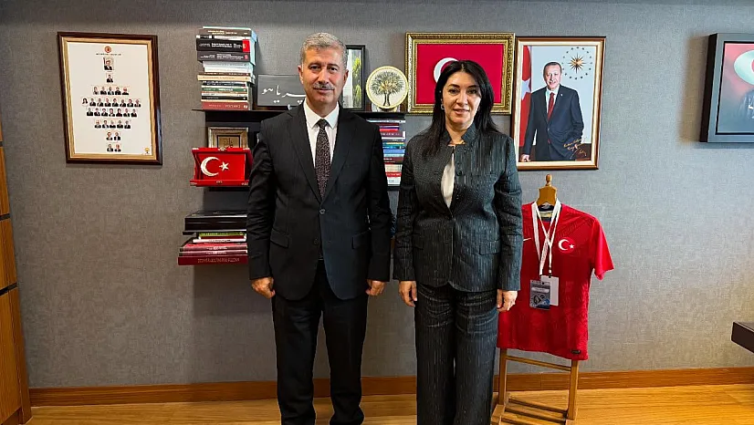 Ağrı Milletvekili Ruken Kilerci, AİÇÜ Rektörü Prof. Dr. İlhami Gülçin'i Gazi Meclis'te Ağırladı