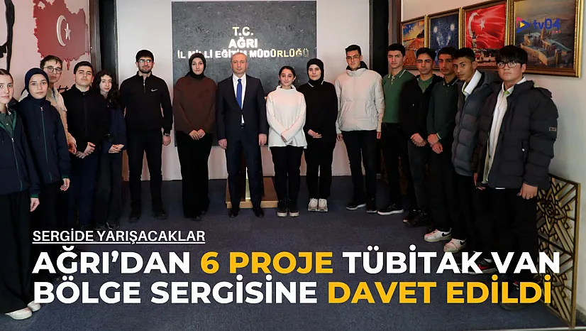 Ağrı'nın genç mucitleri TÜBİTAK Van Bölge Sergisinde yarışacak