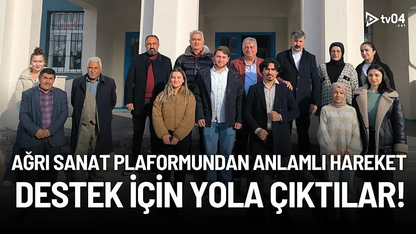Ağrı Sanat Platformu'ndan Eğitime Destek