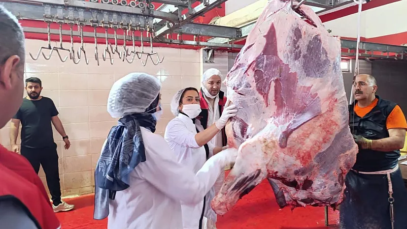 Ağrı'da Kurban Kesim Yerleri Denetlendi