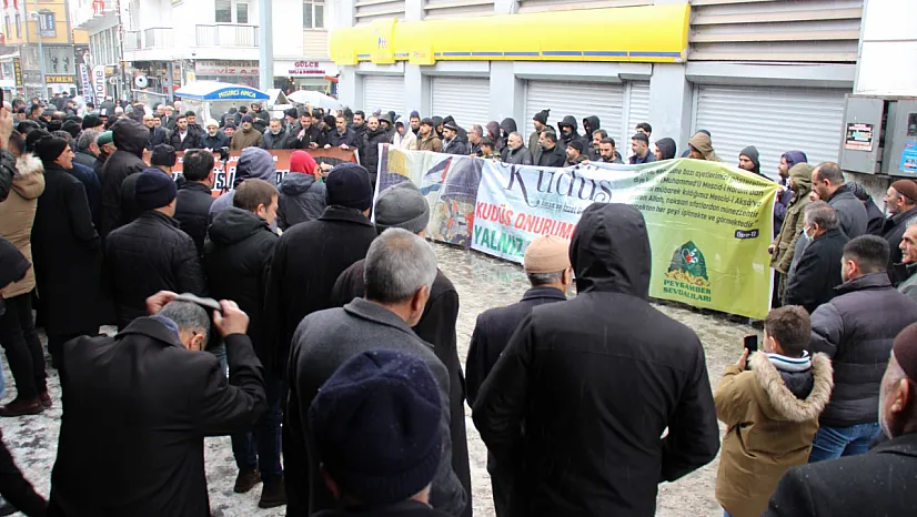 Gazze'yi İşgal Planına Ağrı'dan Tepki Geldi