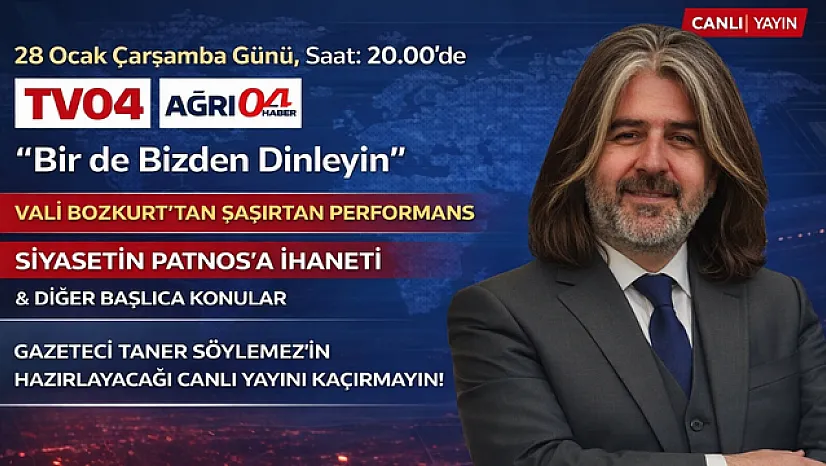 Vali Önder Bozkurt'un Performansı Masada: Patnos Tartışması Canlı Yayında