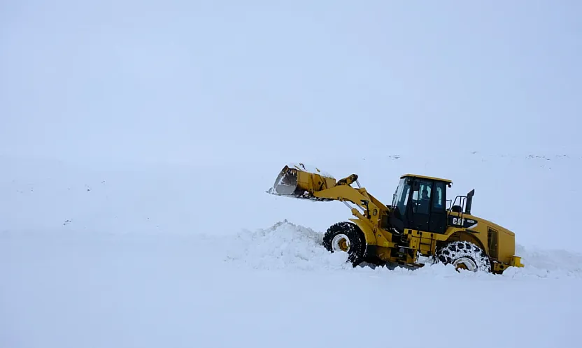 Ağrı'da 553 Köy yolu açık, 10 Köyde çalışma sürüyor
