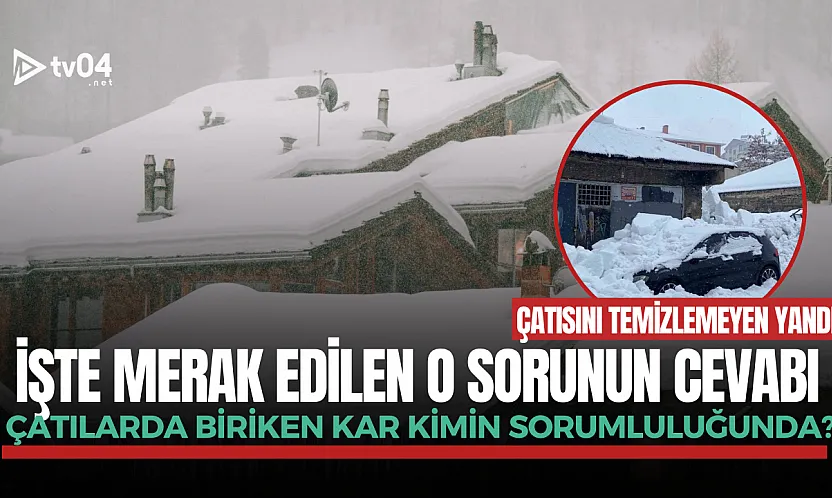Ağrı'da kar tehlikesi: Çatılardan düşen kar kimin sorumluluğunda?