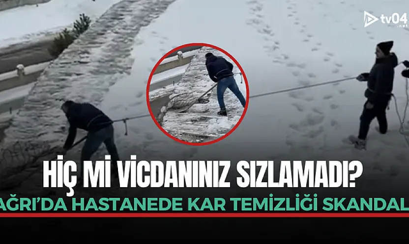 Ağrı'da kar temizliği skandalı: Isıtma sistemleri tahrip edildi