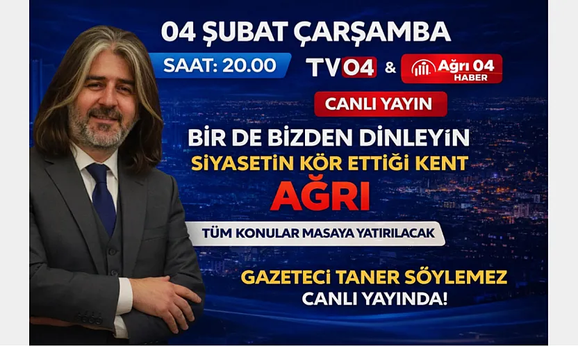 Ağrı'da siyaset ve kar krizi canlı yayında masada