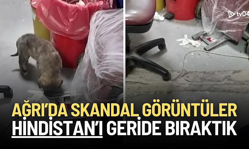 Ağrı Sağlığında Hijyen Skandalı!