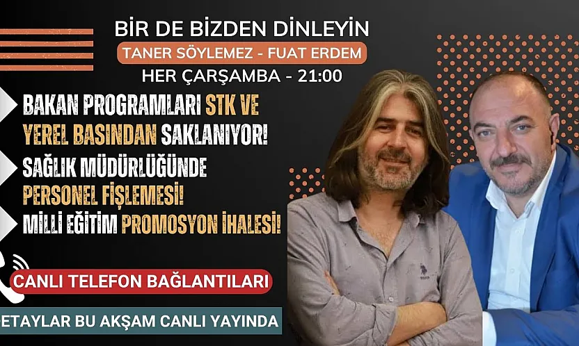 'Bir de Bizden Dinleyin' Gündemi Sarsacak Başlıklarla Bu Akşam TV04 ve Ağrı 04 Haber'de!