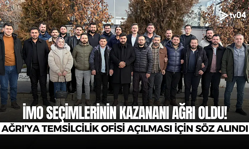 İMO Seçimlerinin Kazananı Ağrı Oldu!