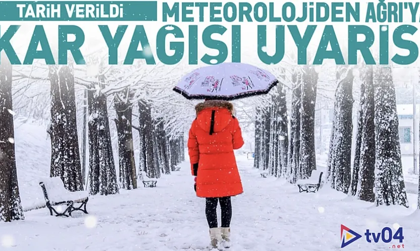 Meteoroloji'den Pazartesi Uyarısı: Ağrı Dahil 21 İlde Kar Yağışı Bekleniyor